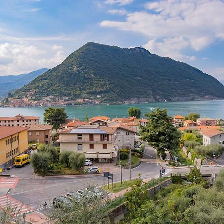 Lake Iseo Panorama Sulzano Buitenkant foto